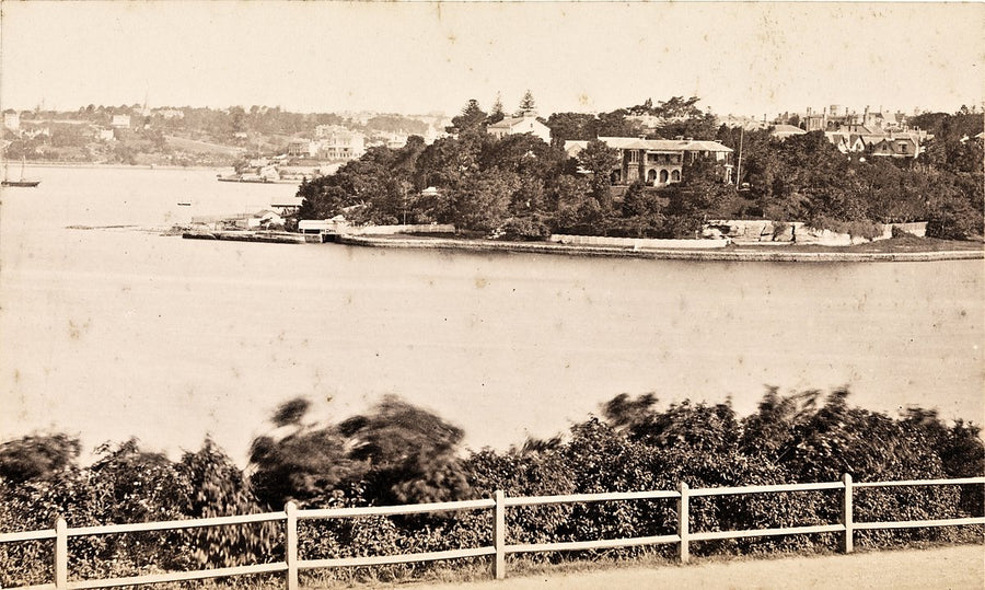 Potts Point waterfront, Sydney — photograph, from Potts Point, c. 1879–89