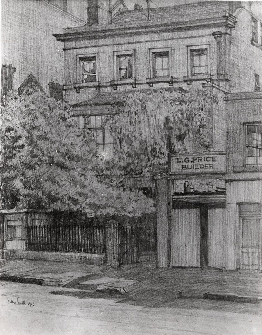 L.G. Price, builder — premises in Phillip Street, Sydney — illustration, from Phillip Street, 1945