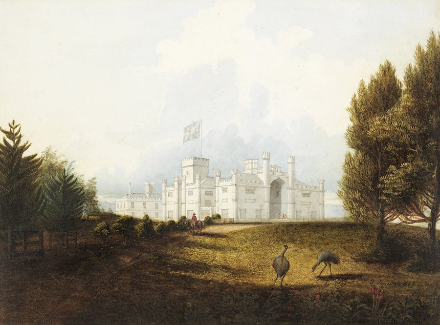 Jacob Janssen's Bronte House — illustration, from Bronte House, 1856