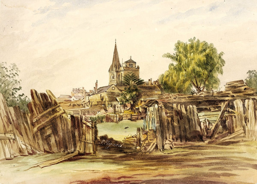 St Lawrence's Church, George Street South, Sydney — illustration, from Christ Church St Laurence, 1868