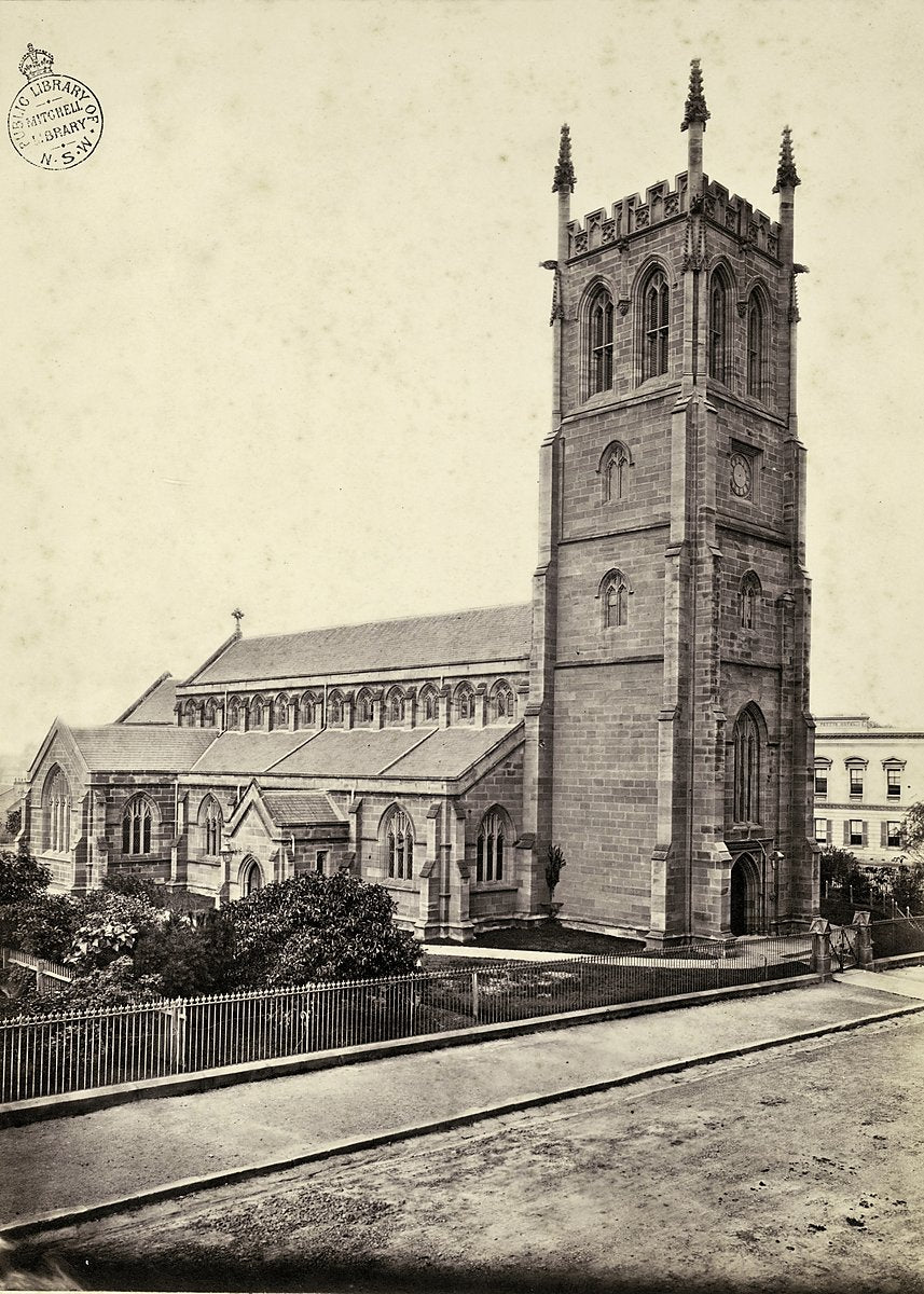 St Philip's Church, Church Hill, Sydney — photograph, from St Philip's Anglican Church, c. 1875