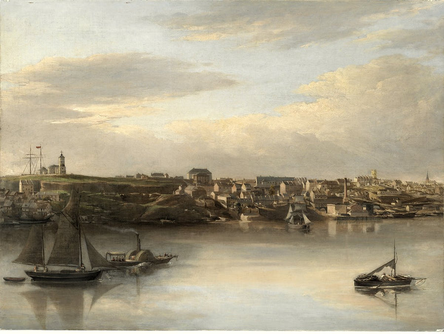 Miller's Point and Darling Harbour from Peacock Point, Balmain — illustration, from Millers Point, c. 1870