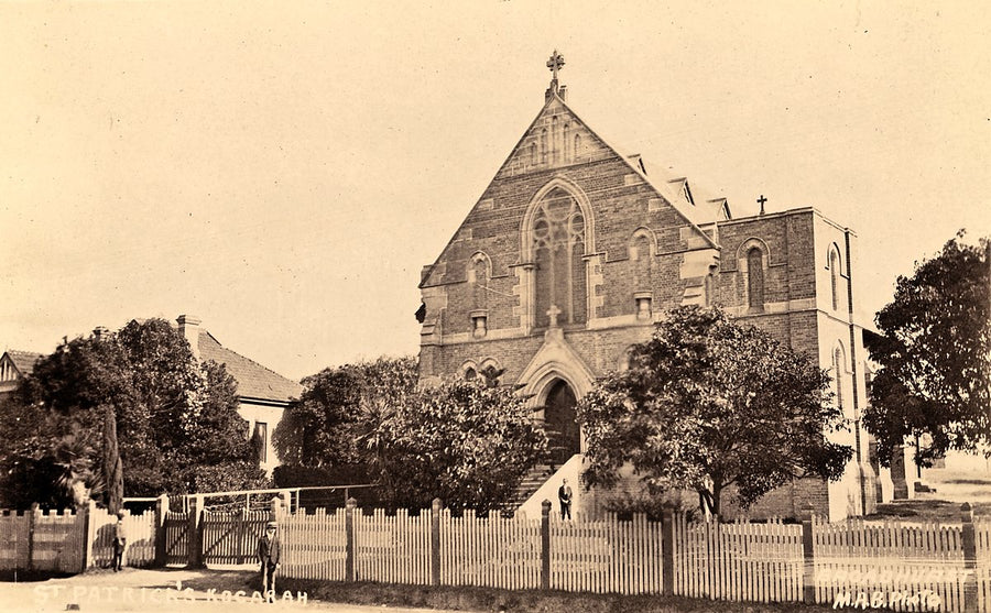 St Patrick's Catholic Church, Kogarah — photograph, from Kogarah, c. 1900–27