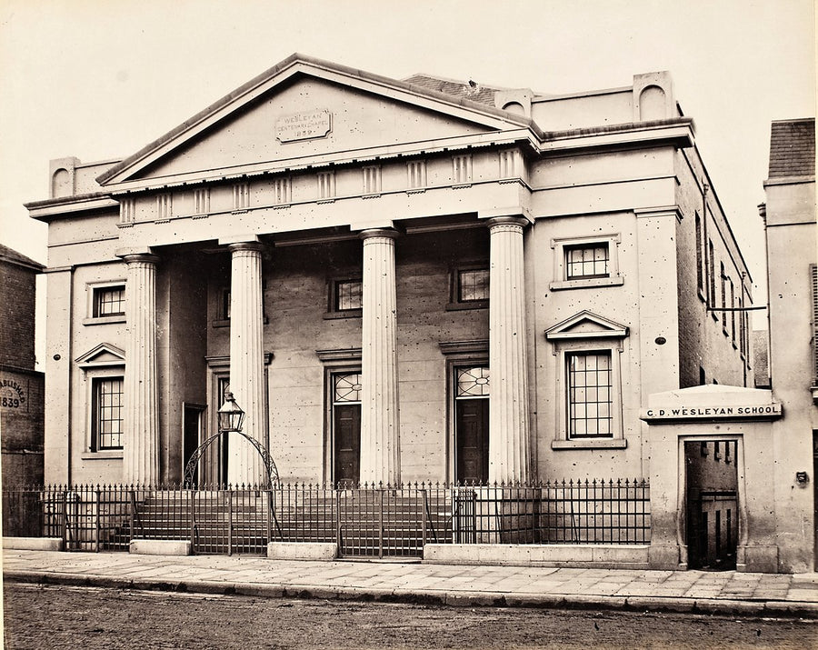 Wesleyan Centenary Chapel, Sydney — photograph, from Sydney, c. 1870–90
