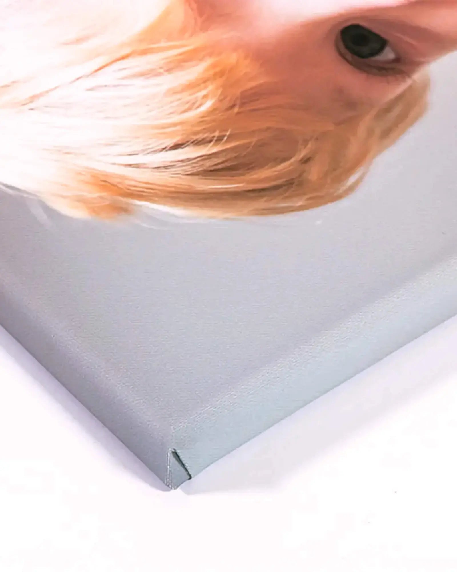 Stretched canvas — gallery wrap corner