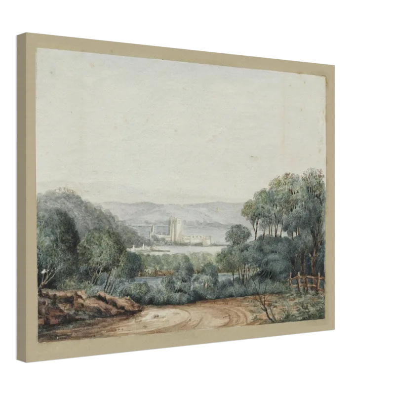 Stretched canvas — front view