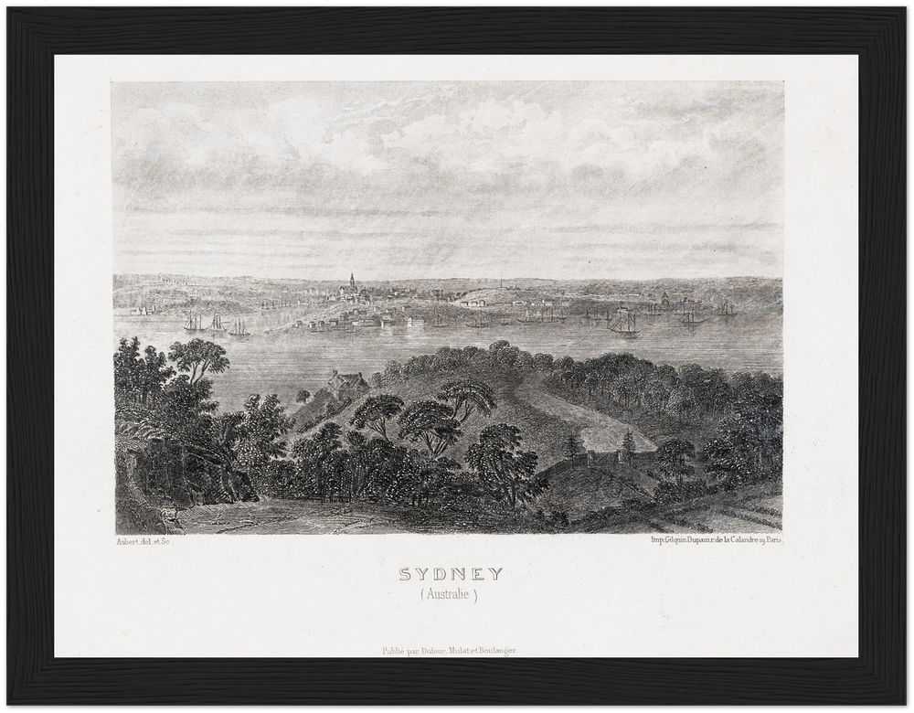 Museum-Quality Matte Paper Framed Poster — Black Wood finish preview