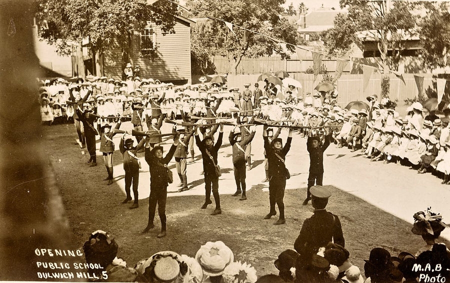 Opening of Dulwich Hill Public School — photograph, from Dulwich Hill Public School, circa 1900