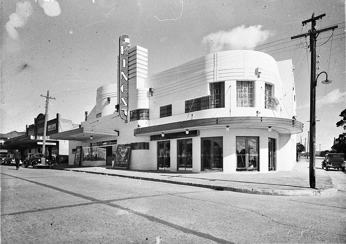 Kings Theatre, Railway Street, Chatswood, 1936 — photograph, from Railway Street, circa 1936