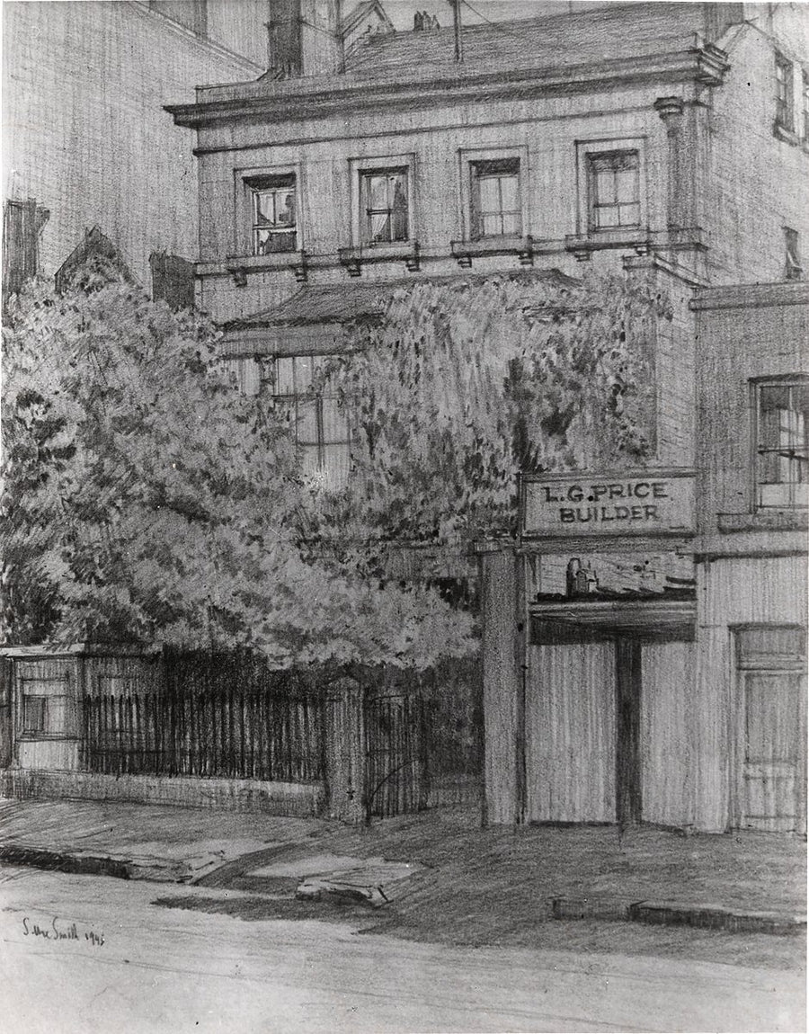 L.G. Price, builder — premises in Phillip Street, Sydney — illustration, from Phillip Street, circa 1945