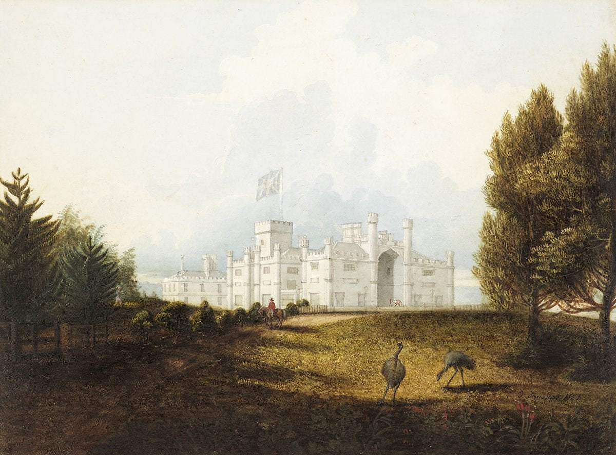 Jacob Janssen's Bronte House — illustration, from Bronte House, 1856