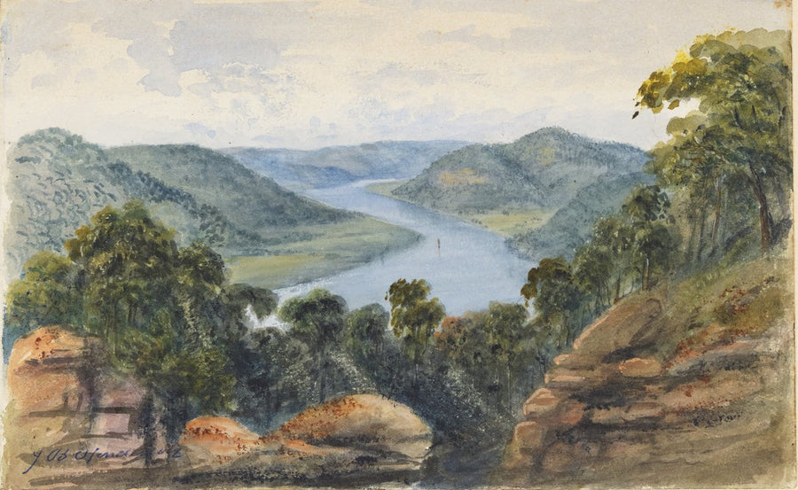Macdonald River, New South Wales, 1881 — illustration, from New South Wales, circa 1881
