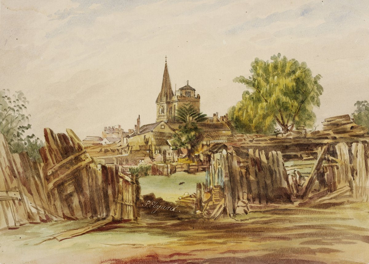 St Lawrence's Church, George Street South, Sydney — illustration, from Christ Church St Laurence, circa 1862