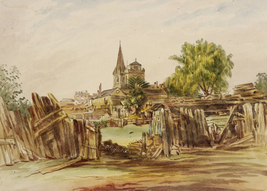 St Lawrence's Church, George Street South, Sydney — illustration, from Christ Church St Laurence, circa 1862