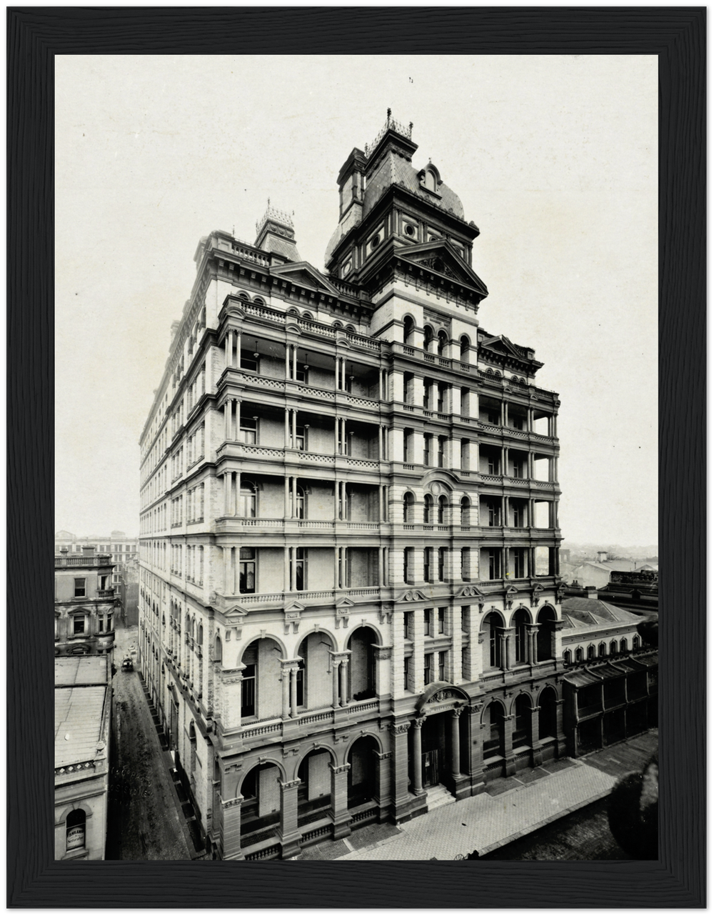 Museum-Quality Matte Paper Framed Poster — Black Wood finish preview