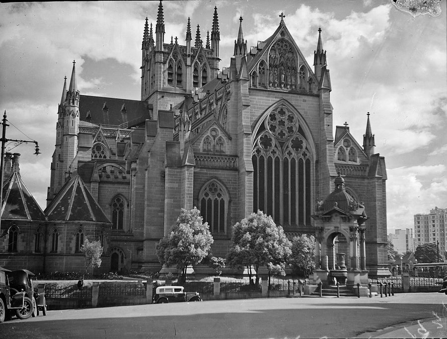 St Andrew's Anglican Cathedral, Sydney — photograph, circa 1937