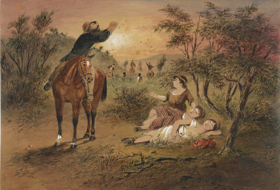 Lost children found — illustration, circa 1880
