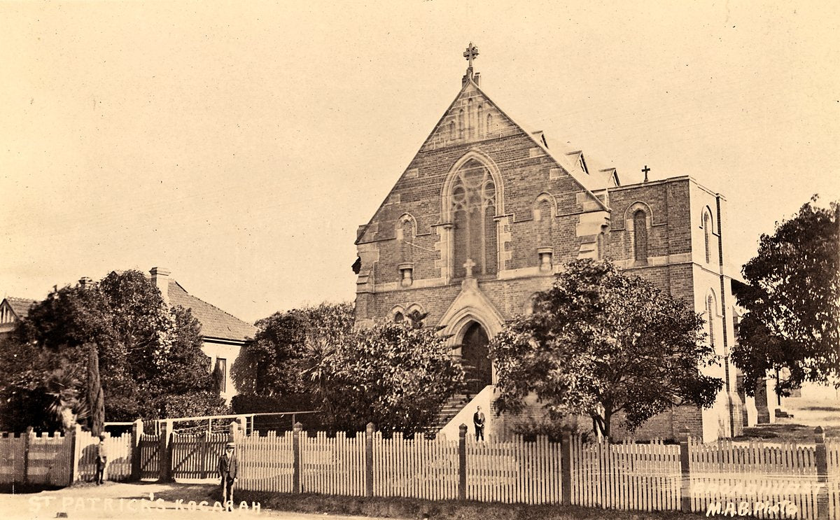 St Patrick's Catholic Church, Kogarah — photograph, from Kogarah, c. 1900–27