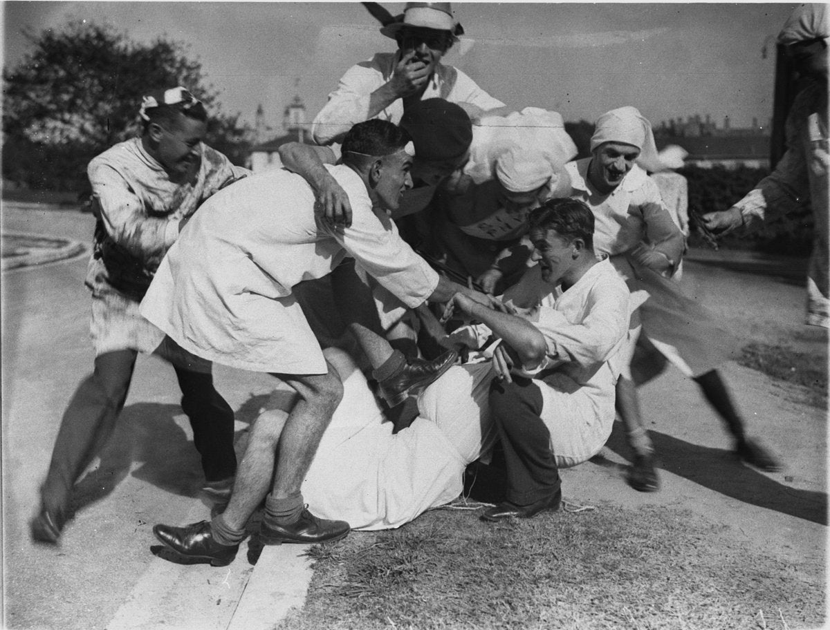 Commemoration Day scramble, University of Sydney — photograph, from University of Sydney, circa 1932