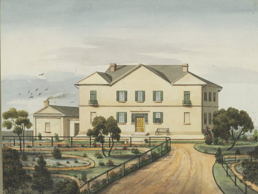 Bona Vista, seat of Richard Jones Esq. M.C., Sydney — illustration, circa 1840