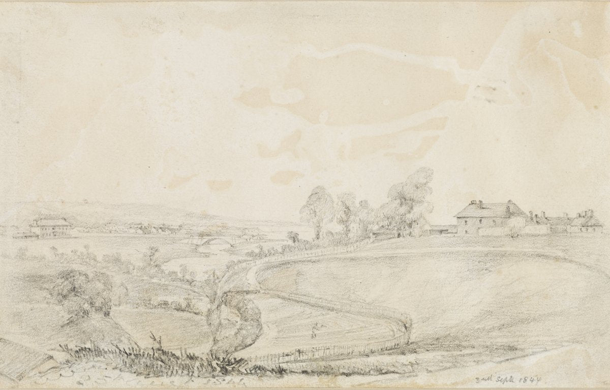 Government House, Parramatta, sketched 3 September 1844 — illustration, from Government House, Parramatta Park, Parramatta, circa 1844