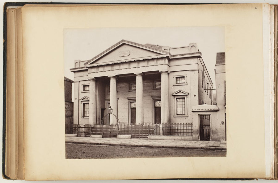 Wesleyan Centenary Chapel, Sydney — photograph, from Wesleyan Centenary Chapel, Sydney, circa 1870