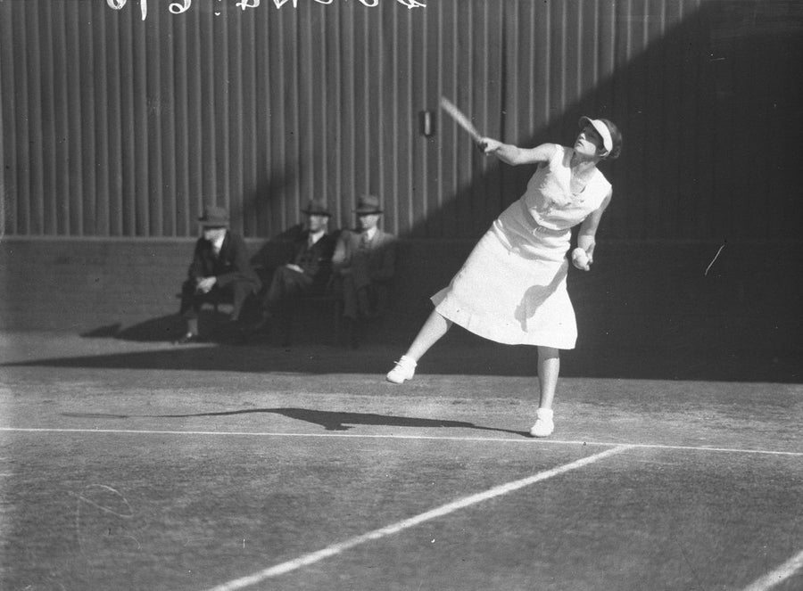 Tennis at the Sydney Cricket Ground, 1934 — photograph, from Sydney Cricket Ground, Moore Park, Sydney, circa 1934