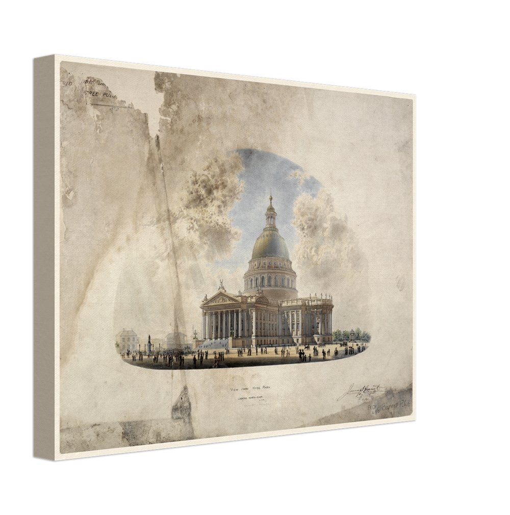 Canvas finish preview